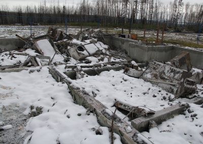 Alberta Infrastructure, Forestry Bunkhouse, Demolition
